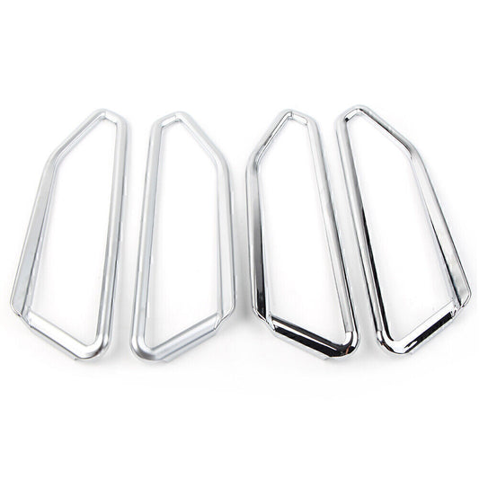 Motorcycle Chrome Front Light Trim Accents Fit for Honda Goldwing GL1800 18-up