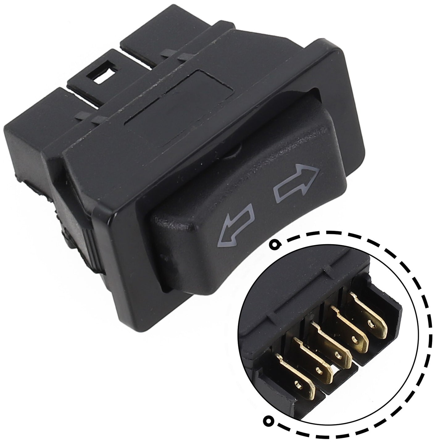 2-pack 12V 20A Bipolar Up + Down Toggle Switch Flashing Switch Screw Terminals