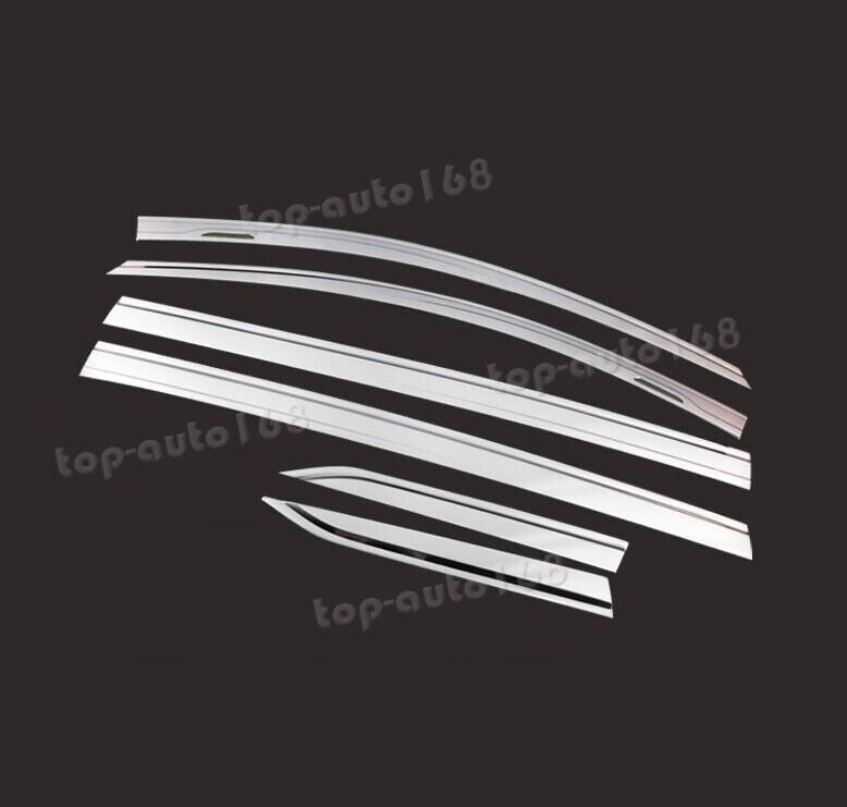 for Lincoln Corsair 2020-2024 silver Window Visor Vent Sun Shade Rain Guard trim
