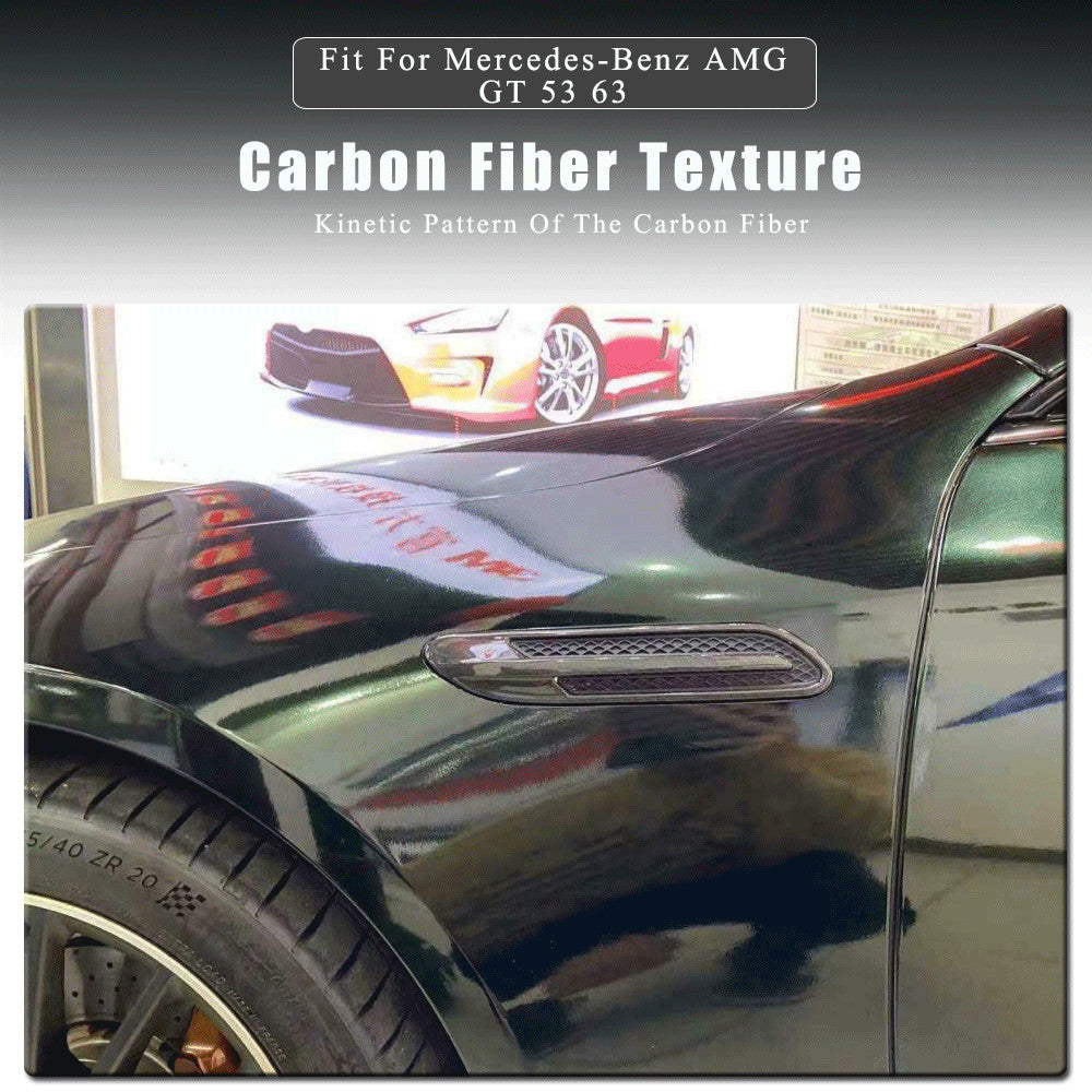 Carbon Fiber Side Bumper Fender Air Vent Fit for Benz GT X290 GT53 GT63 2019