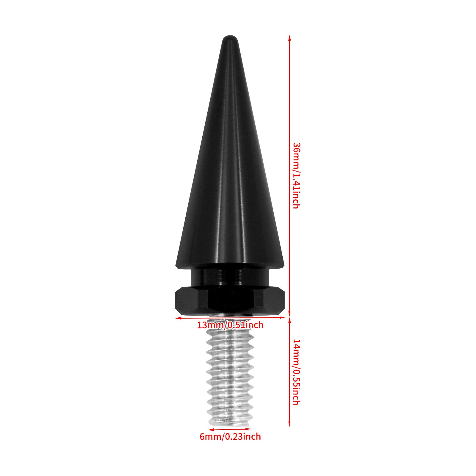 3xBlack Impaler Spike Wind Screen Windshield Bolt For Electra Street Glide 96-13