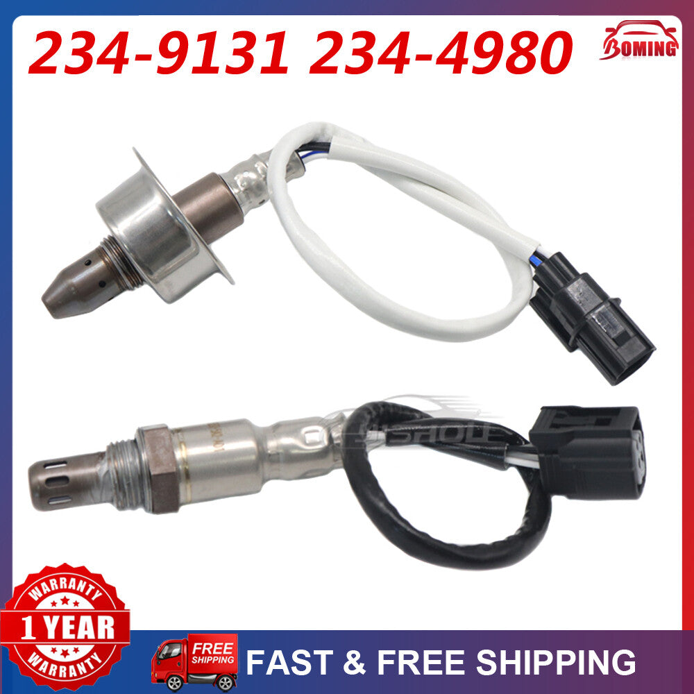 4pcs Oxygen O2 Sensor 12 For 2008-2015 for GMC Savana 3500 V8 4.8L 6.0L Upper+Lower