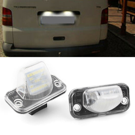 Error White LED License Plate Light for VW T4 Transporter Caddy 1990-03