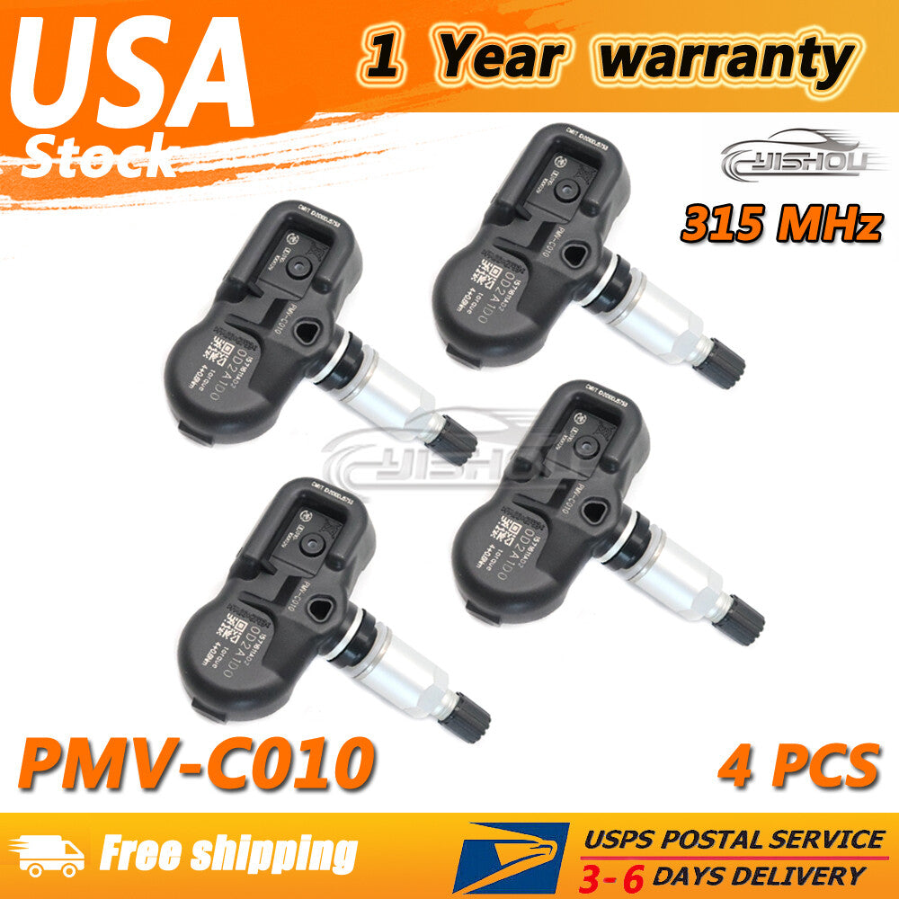 42607-06020 PMV-C010 4PCS TIRE PRESSURE SENSOR TPMS for Toyota for Lexus for Scion
