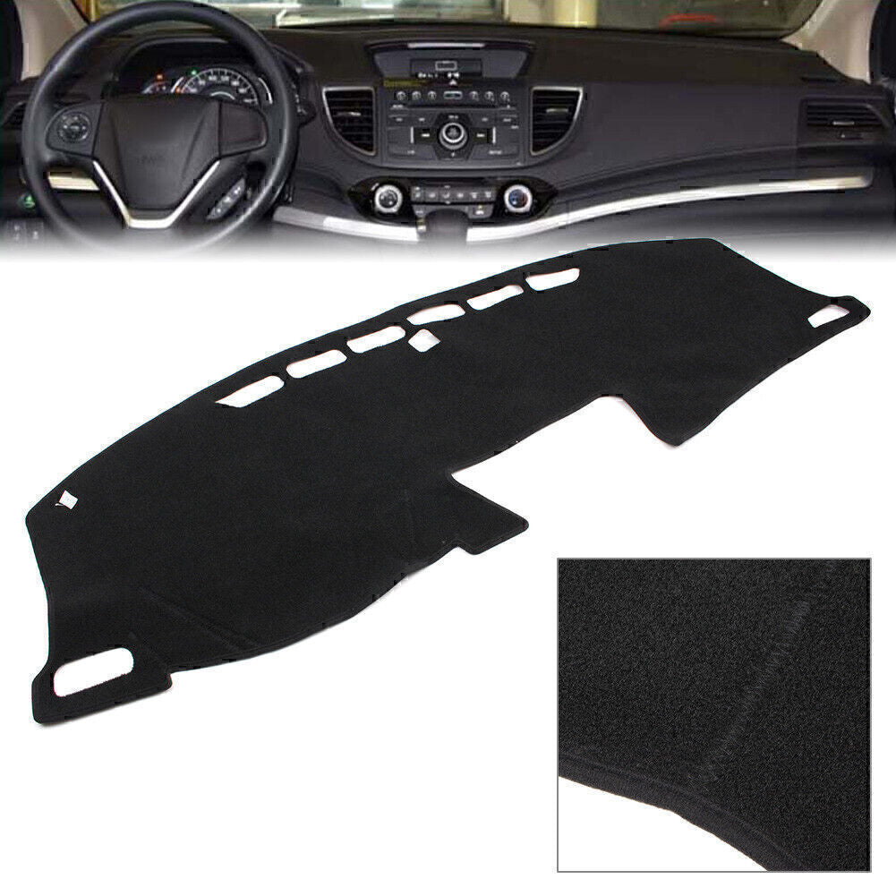Black Dash Mat Dashboard Cover Dashmat For LHD for Honda CRV CR-V 2012-2016 2013 14