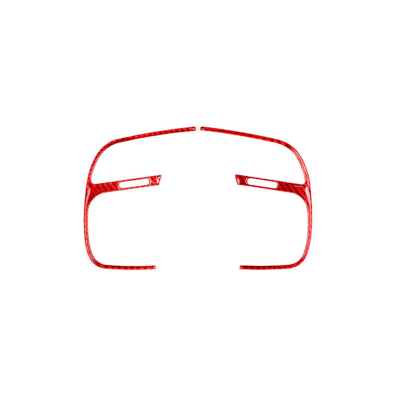Red Carbon Fiber Driver Side Air Vent Outlet Cover Trim for Honda S2000 2004-09