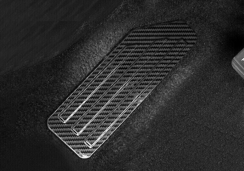Gas Pedal Accelerator Pad Cover Fit for Nissan Sentra 2020-22 Steel Carbon Fiber