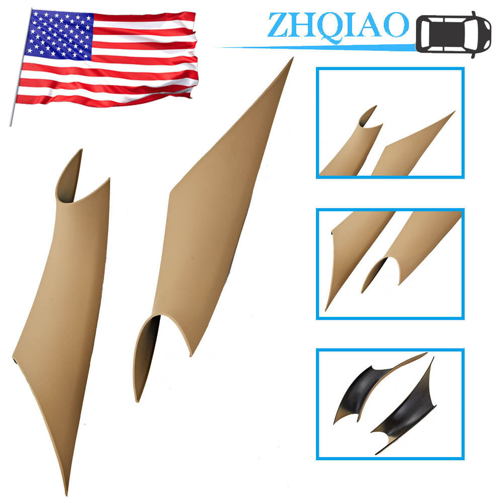 US 2PCS Beige Inside Inner Door Handle Case Cover Trim for BMW 3 4 F30 F35 F31