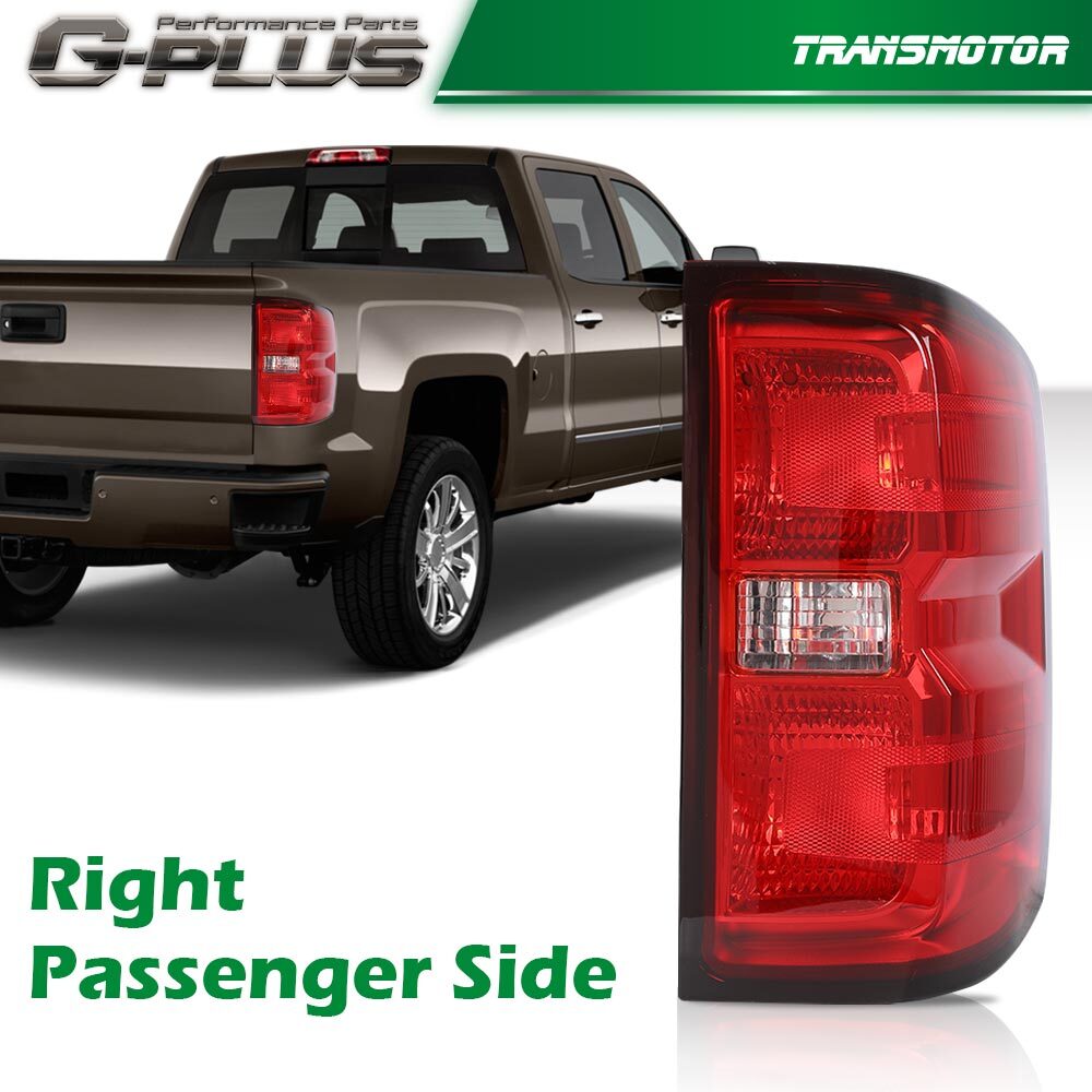 Passenger Side Tail Light Fit For 2014-2019 Silverado 1500 2500 3500