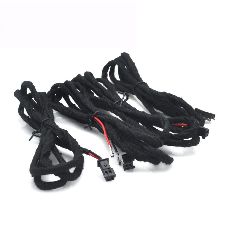 4x Retrofit Door light Cable step courtesy for Bmw E87 E90 E60 E63 E70 E91 E92