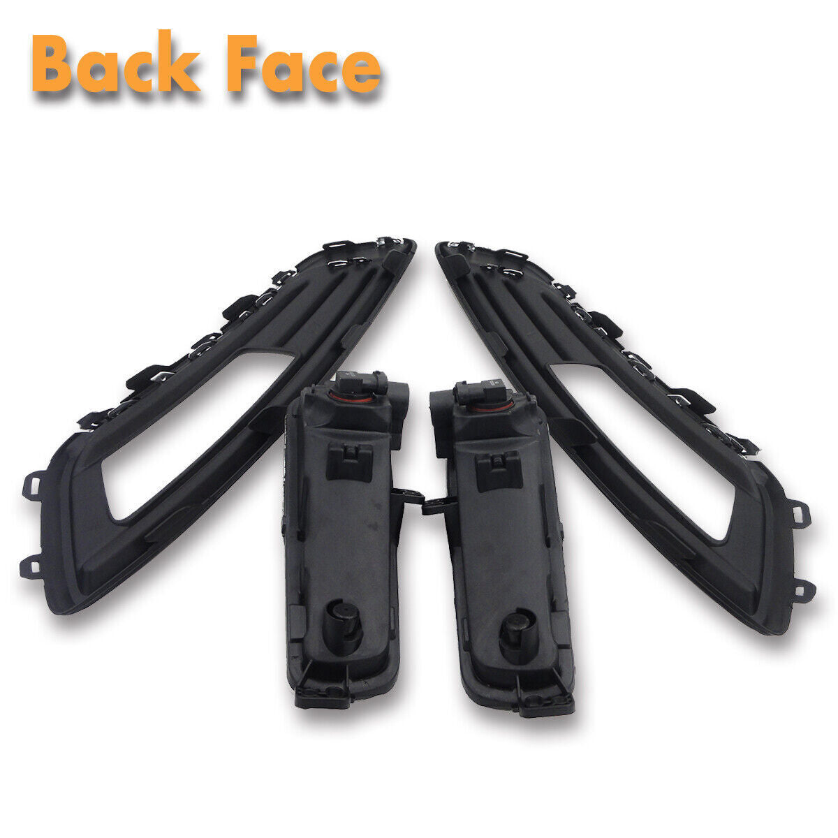 Fog Light Driving Lamp Assembly L+R Kits w/Covers+Bulb for Ford Focus 2015 2016