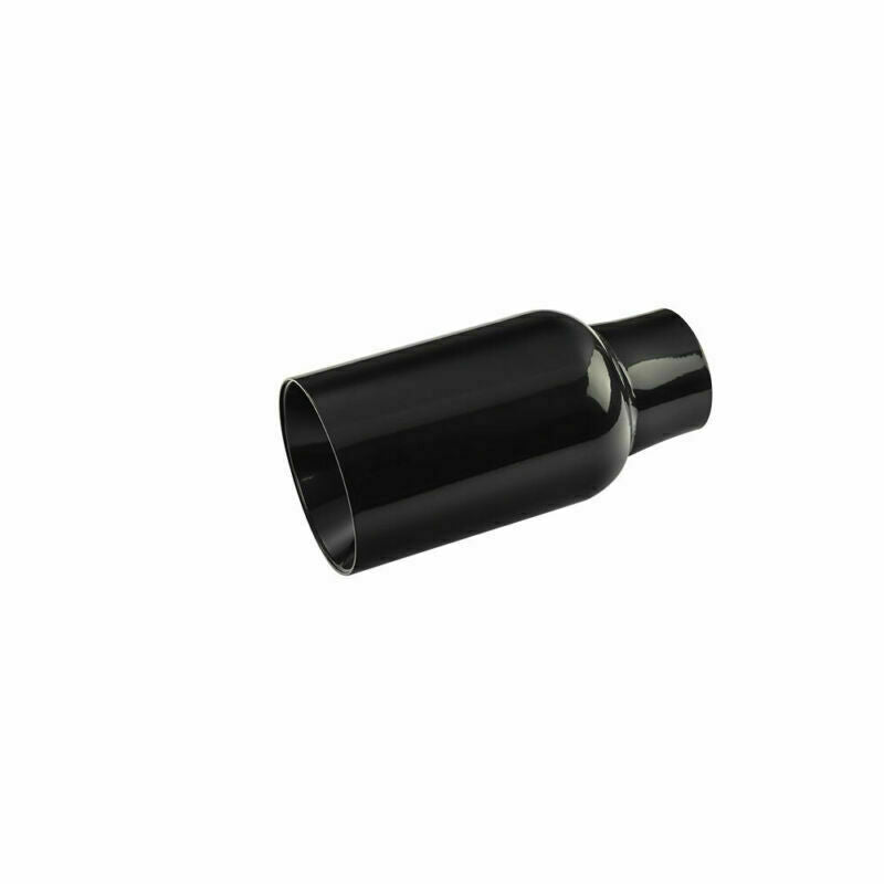 2'' Inlet 3inch OD Single Exhaust END Tips Universal Black End Tips Weld on Tips
