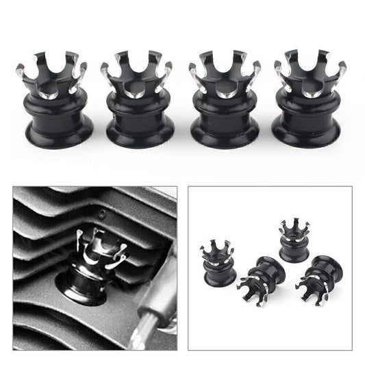 Motorcycle Engine Head Bolt Topper Cap Cover Trim Fit Sportster XL883 1200 Black