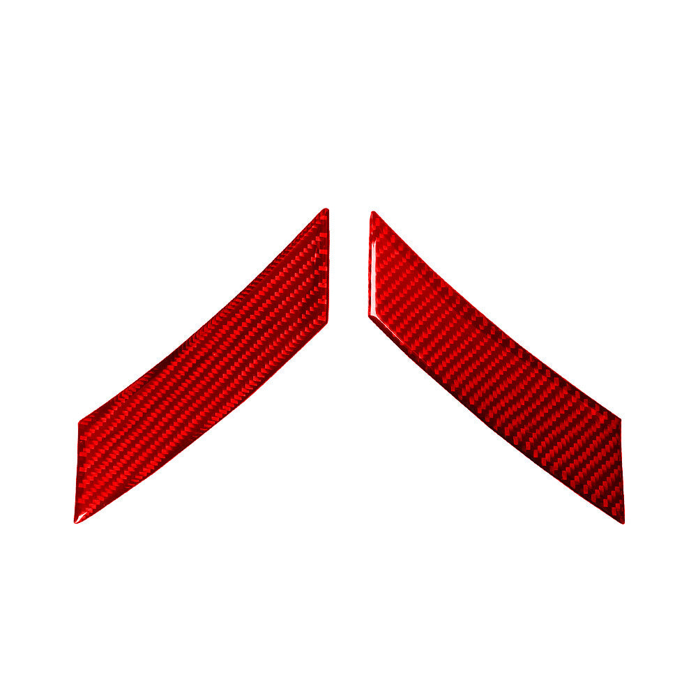 Red Carbon Fiber Rear Door Trim for Land Rover Discovery Sport 2015-2019