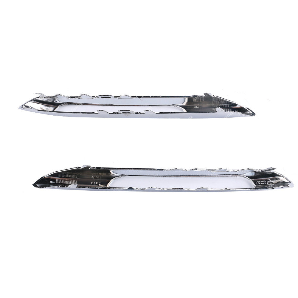 2Pcs Fog Light Grille Moulding Trim for MERCEDES E CLASS E350 E550 W212 09-12