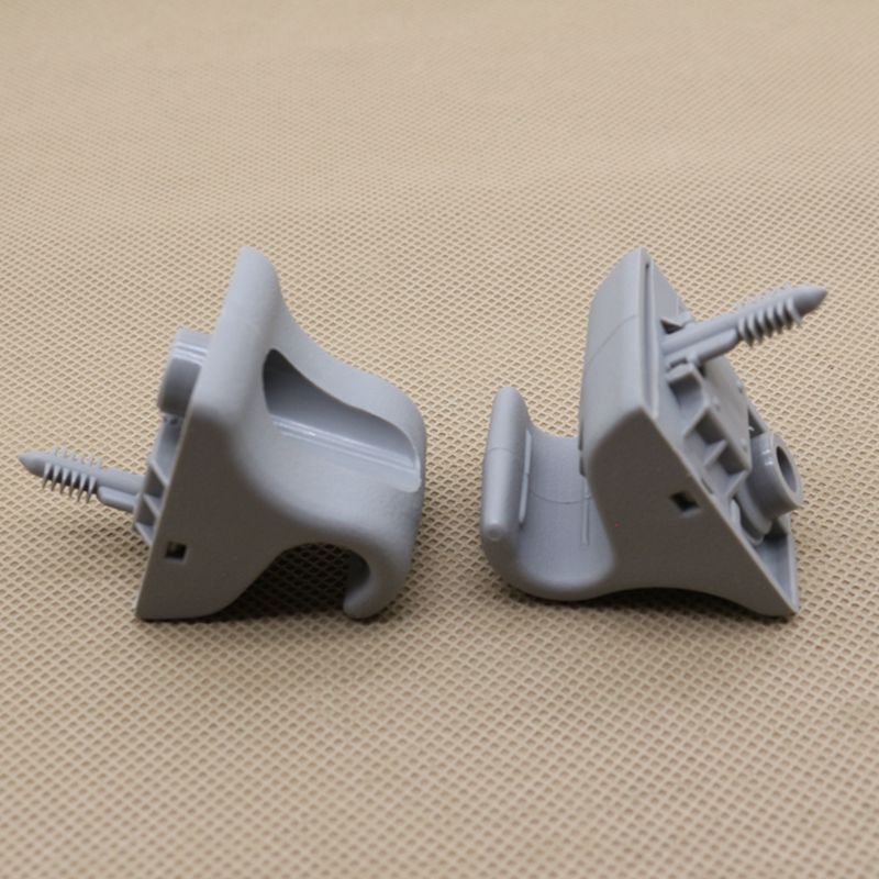2-Pack Gray Sun Visor Clips/Hooks 85235-3K000QS Suitable for Hyundai Sonata 2006-2008