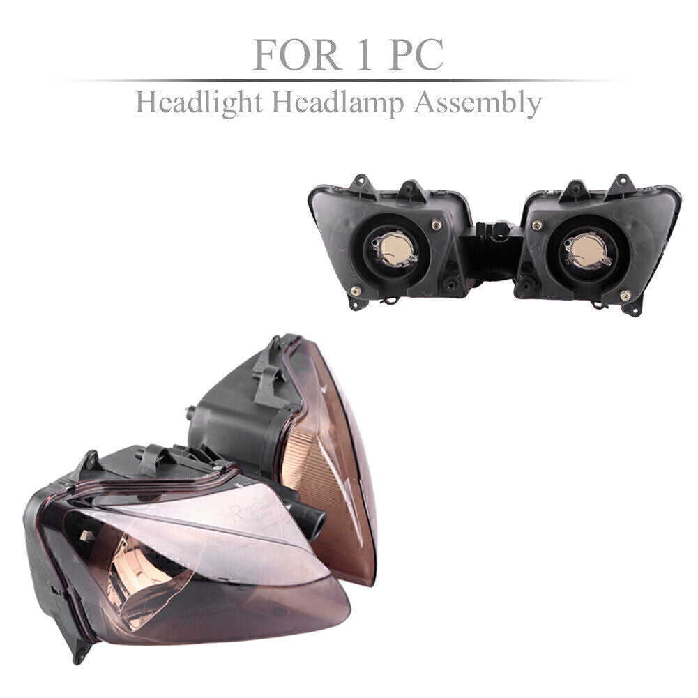 Front Headlight Bulbs Head lamp Assembly for Yamaha 2000 2001 YZF R1 Motorcycle