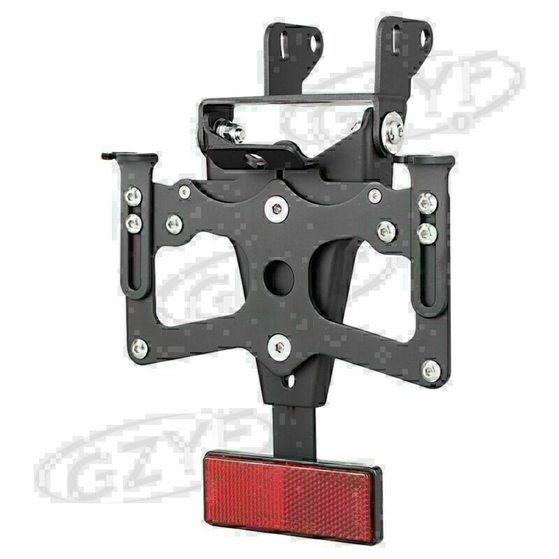 for YAMAHA Adjustable CNC Number Plate Tail Tidy Lisence Bracket Motorcycle UK