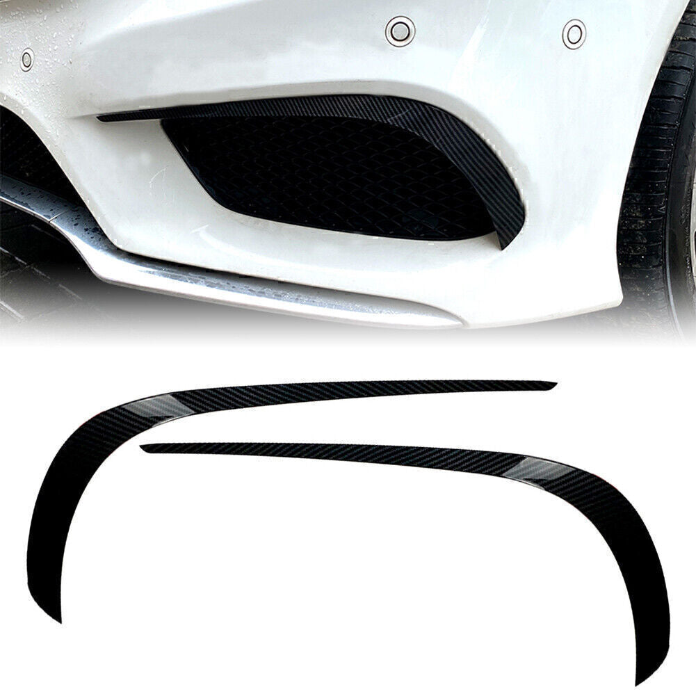 Front bumper splitter/spoiler fit for Mercedes-Benz E-Class W212 facelift 13-16
