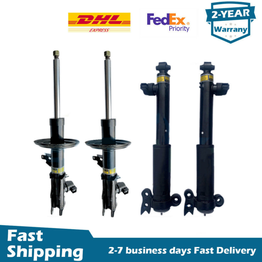4X Front Rear Shock Absorbers Electric Fit for Cadillac XT5 for GMC Acadia for Buick Acadia