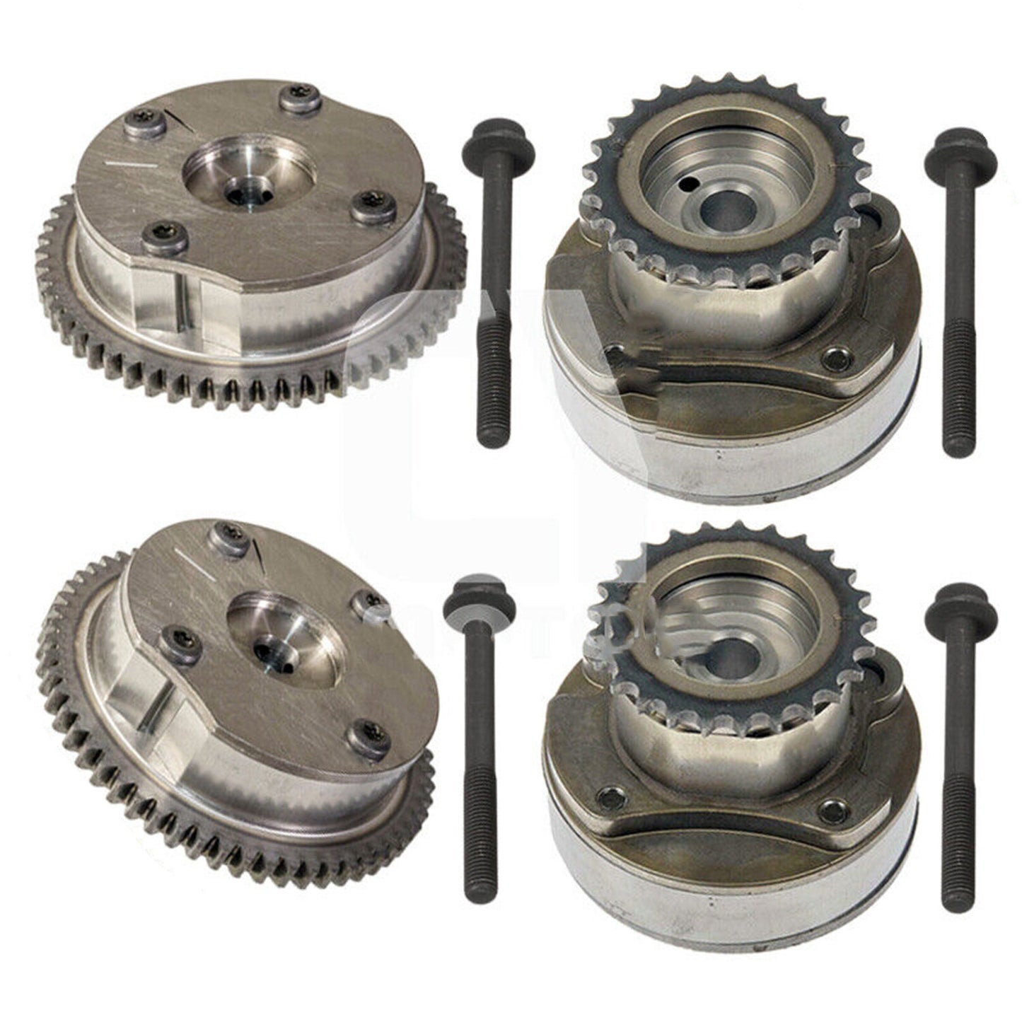 2 Sets IntakeExhaust Camshaft Phaser for Ford F-150 3.5L AT4Z-6C525-B 2013-2019
