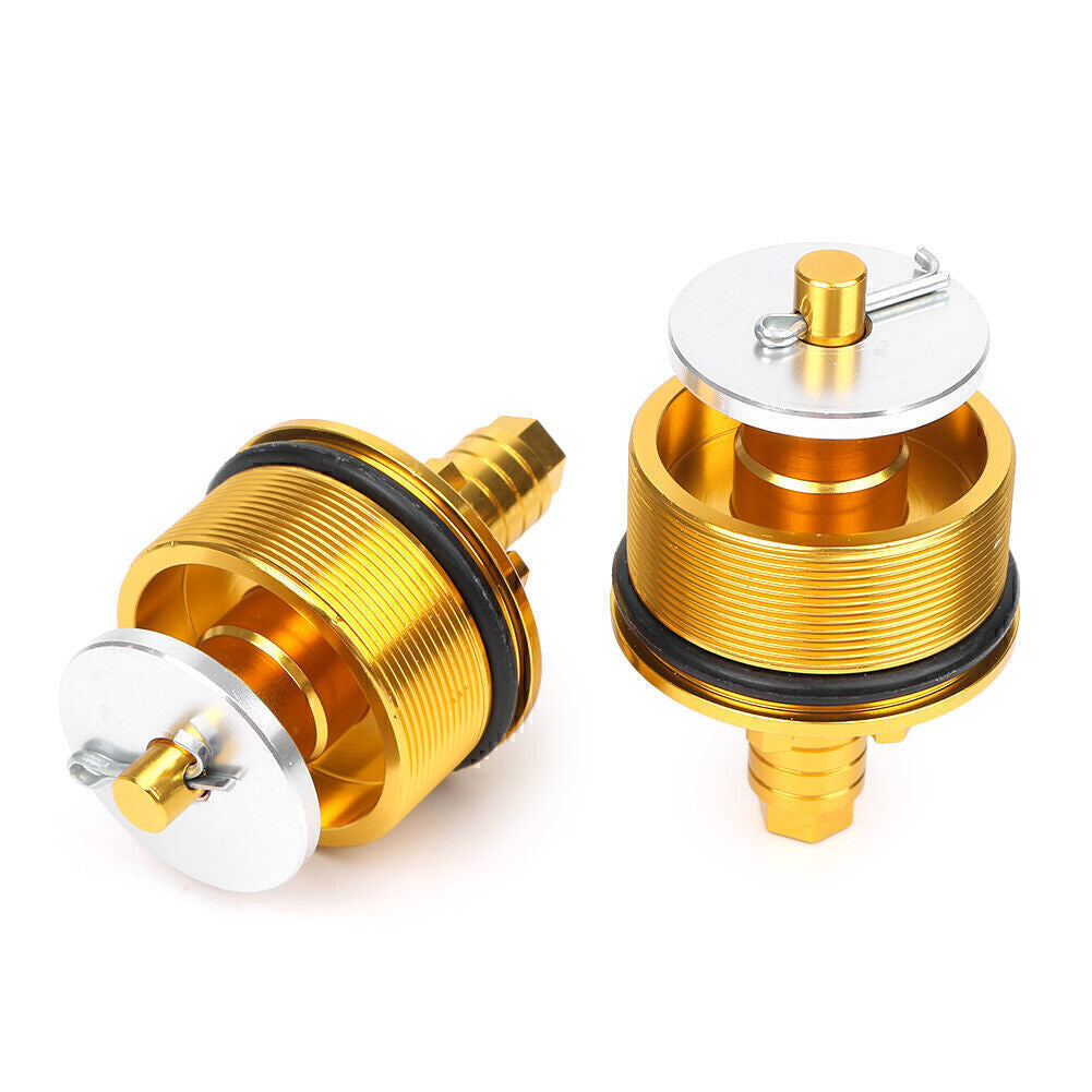 41mm Vorn Gabel Kappe Vorspannung Einsteller F¨¹r for Honda CB400 Alle Jahr 2st Gold