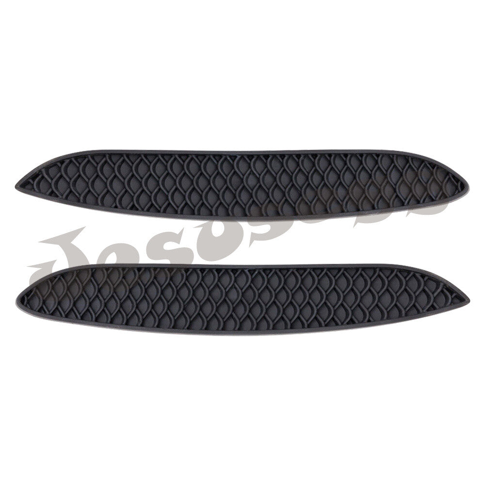 1 Pair Rear Bumper Grille Insert Trim for Mercedes A-Class W177 Textured Black