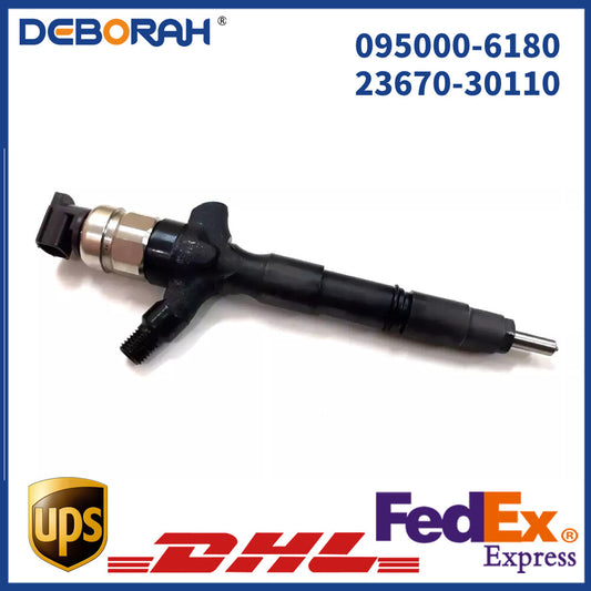 095000-6180 23670-30110 2367030110 Common Rail Diesel Fuel Injector for Toyota