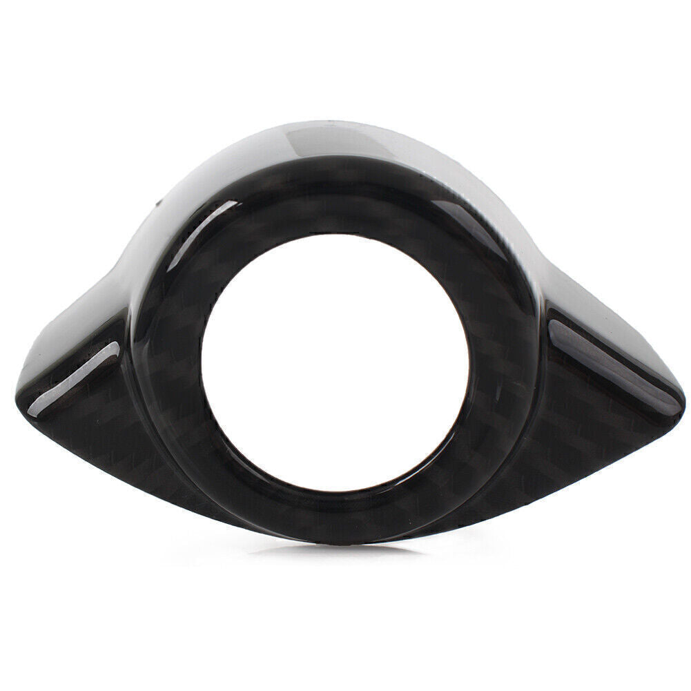 for Alfa Romeo Giulia 17-18 Carbon Fiber Look Engine Ignition Button Cover Trim