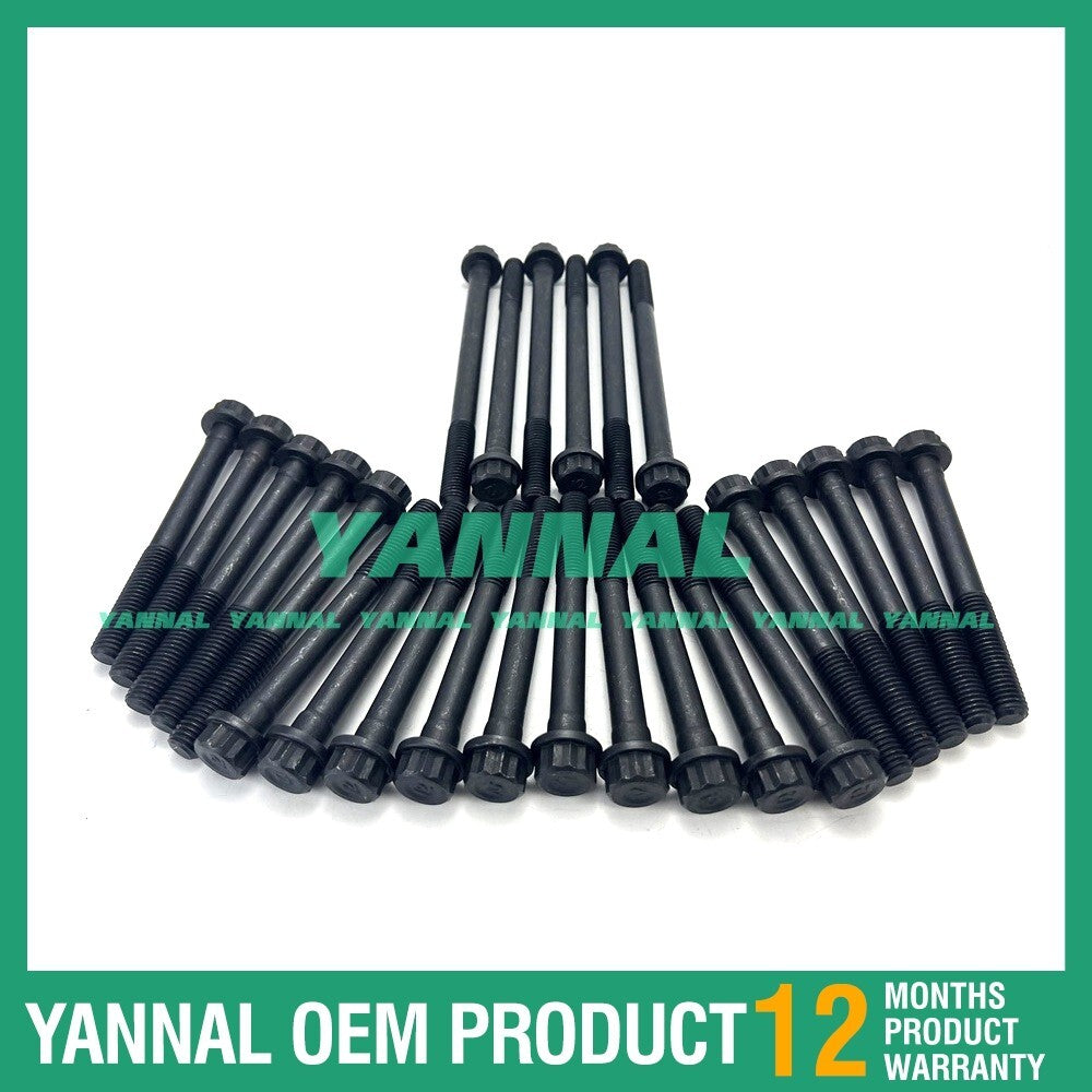 26-piece cylinder head bolt set for Mitsubishi S6E engine