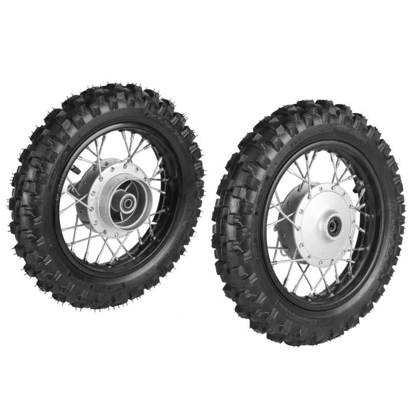 10 Front Rear Wheel 2.50-10 Tyre Rim Drum Brake for Honda CRF50 for Yamaha TTR50