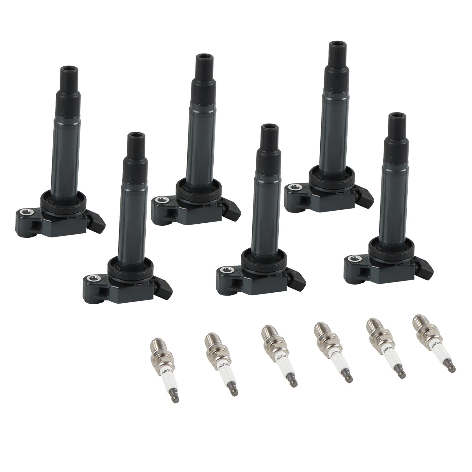 6 Ignition Coil  6 Spark Plugs For 2002-06 for Toyota for Camry 2001-06 for Sienna UF267