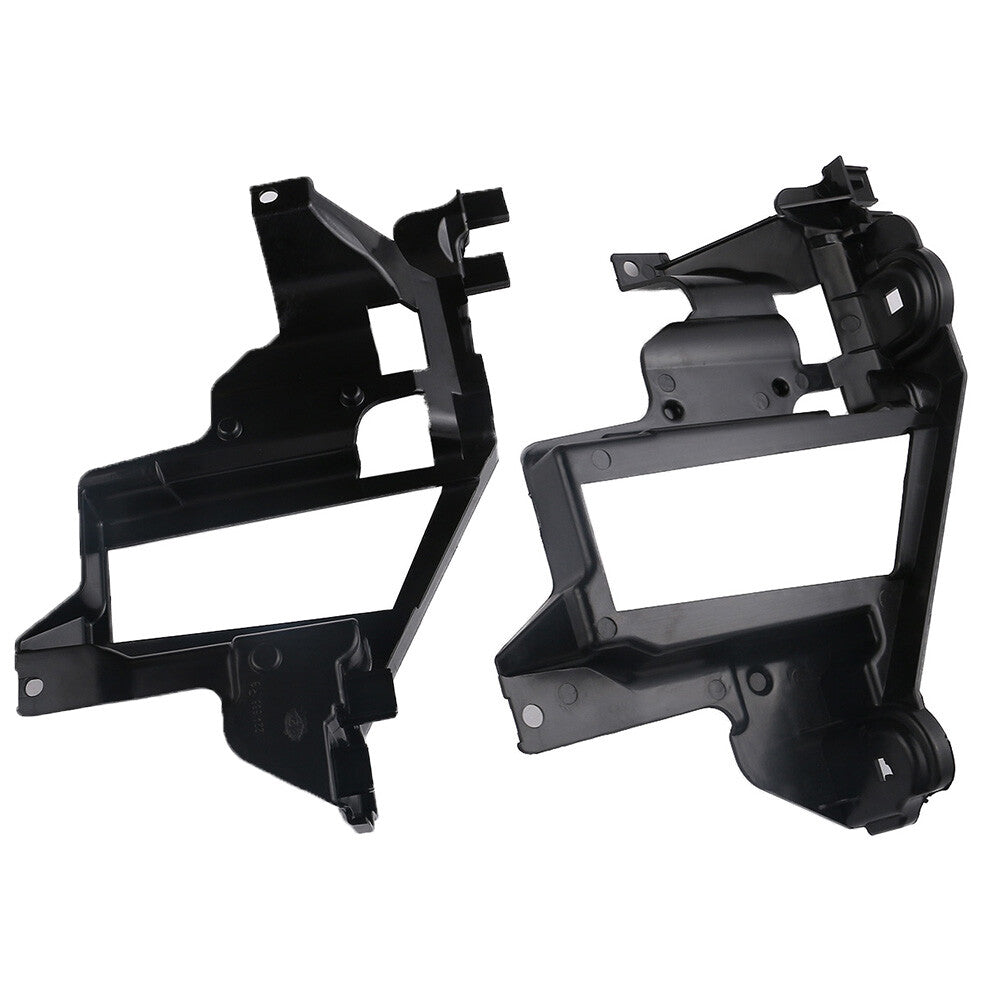 Pair Headlight Bracket Black Fit 2003-2006 for BMW for X5 E53 Driver Passenger Side