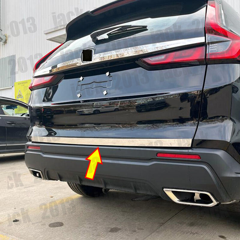 FOR 2023-2025 for HONDA CRV CR-V STAINLESS REAR TRUNK TAIL GATE DOOR LID COVER TRIM