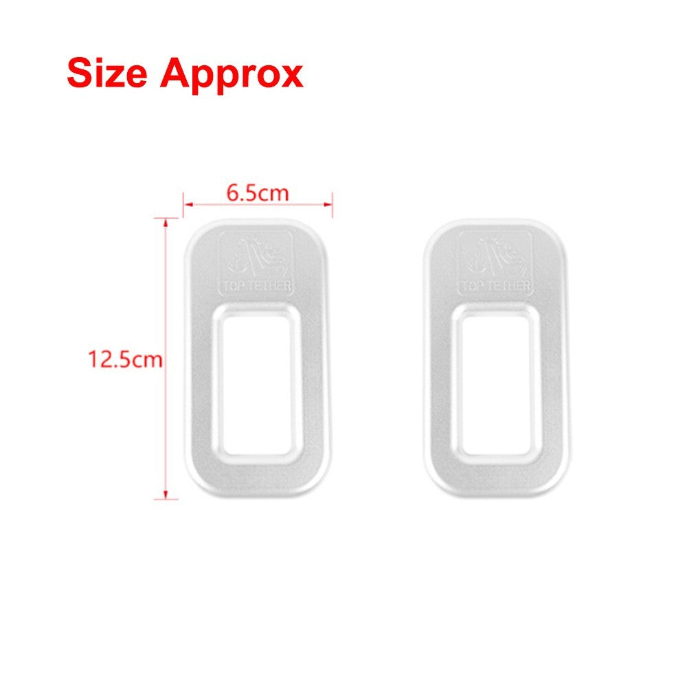 Silver ABS for Seat Safety Belt Buckle Fixed Cover Trim for Suzuki for Jimny 2019-2023