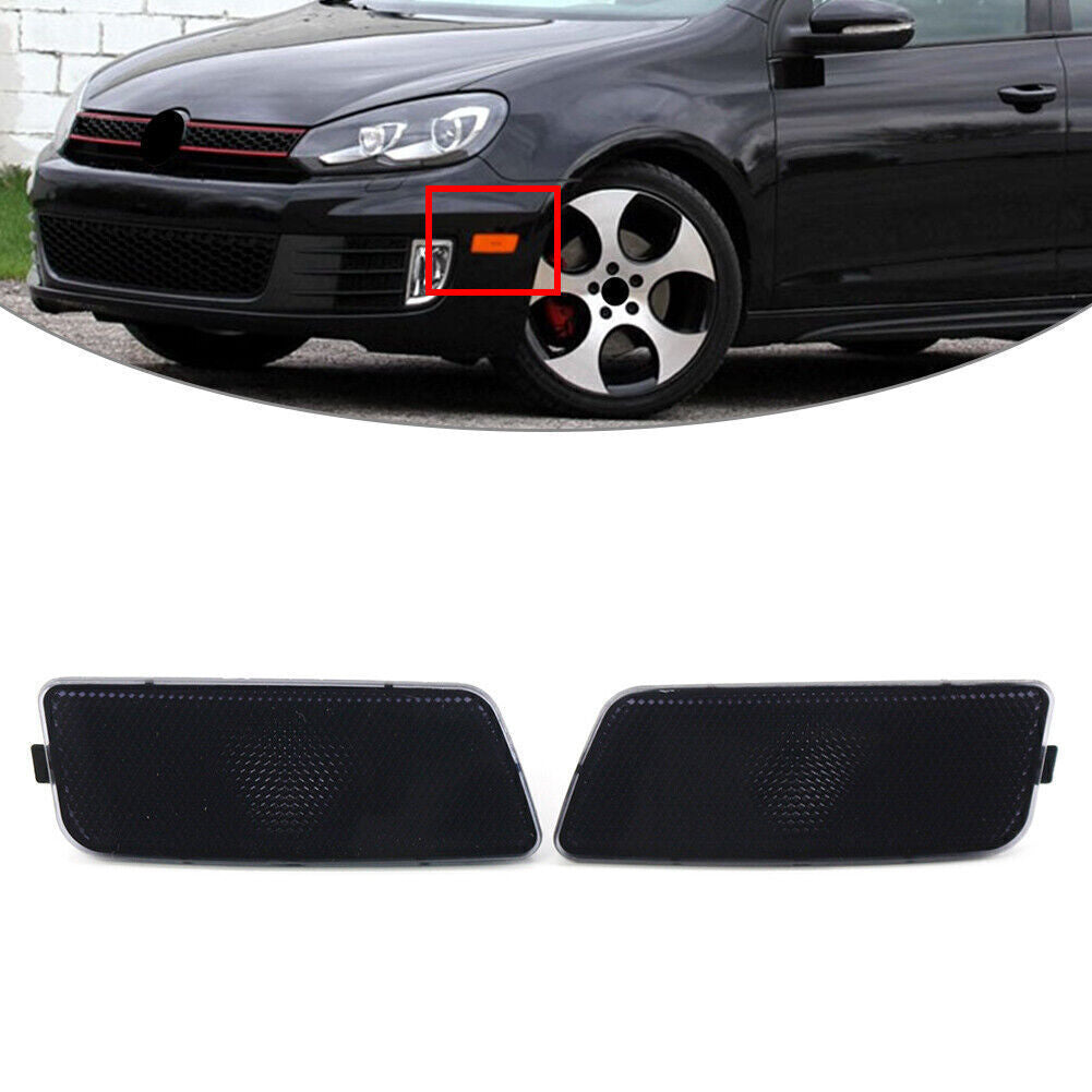 Frontsto?stange Blink L¨¹nette Seitenmarkierer Licht Geh?use f¨¹r for VW for Golf MK6 GTI