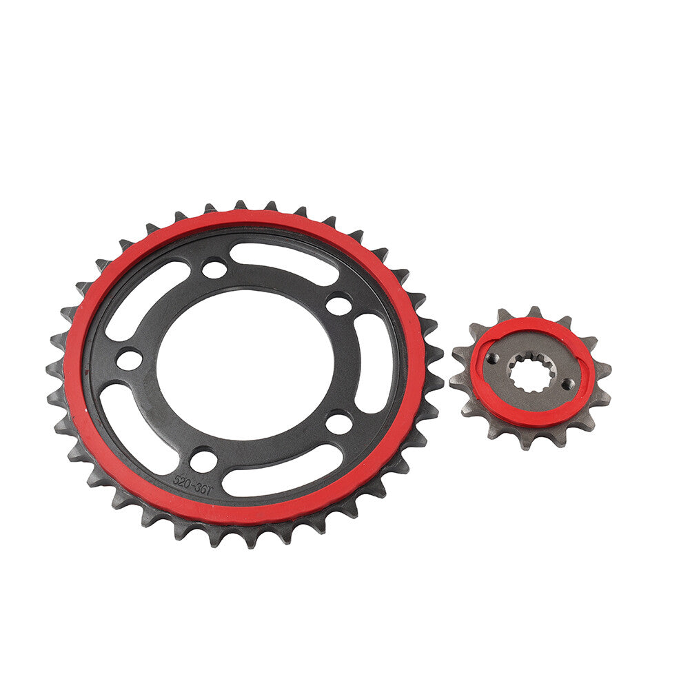 520 Pitch Chain 36T 14T Front Rear Gear Drive Sprocket wheel kit for Honda CM300