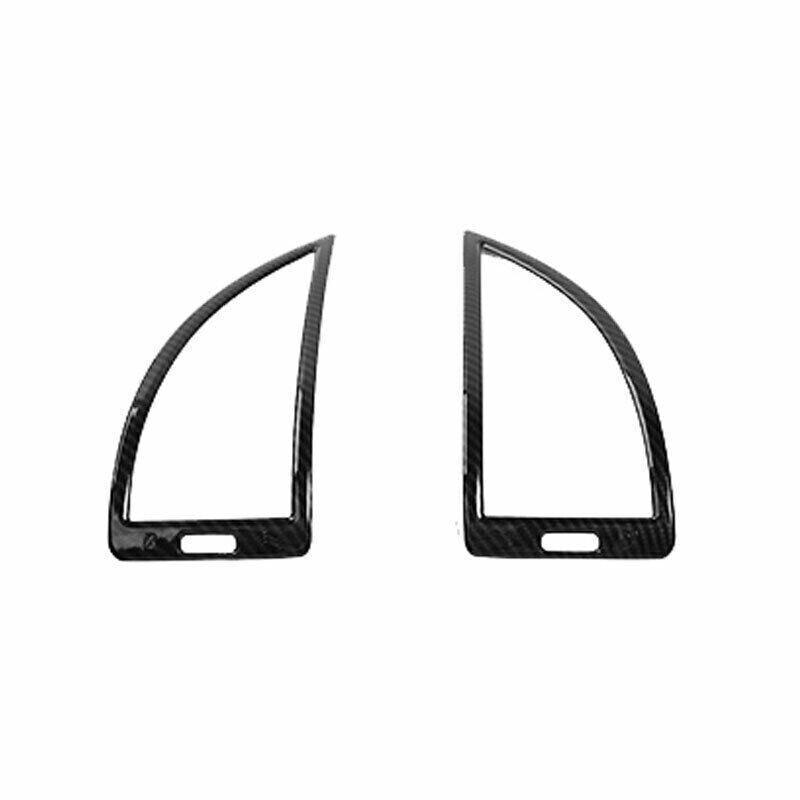 4PCS Air Outlet Vent Trim Carbon Fiber Style for Nissan Armada Patrol 2017-2024