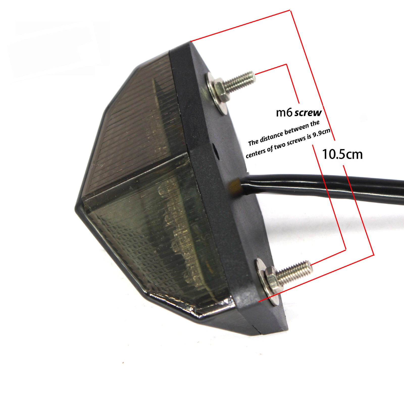 LED Rear Lamp Tail Light License Plate Holder Motorcycle Fit for Kawasaki KLX230