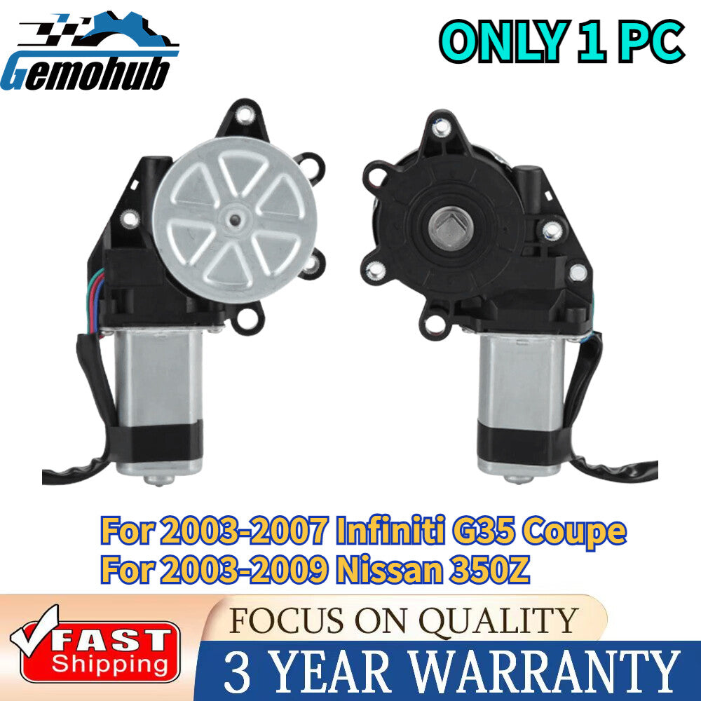 Front Right Power Window Lifter Regulator Motor For 2003-2007 for Infiniti G35 Coupe