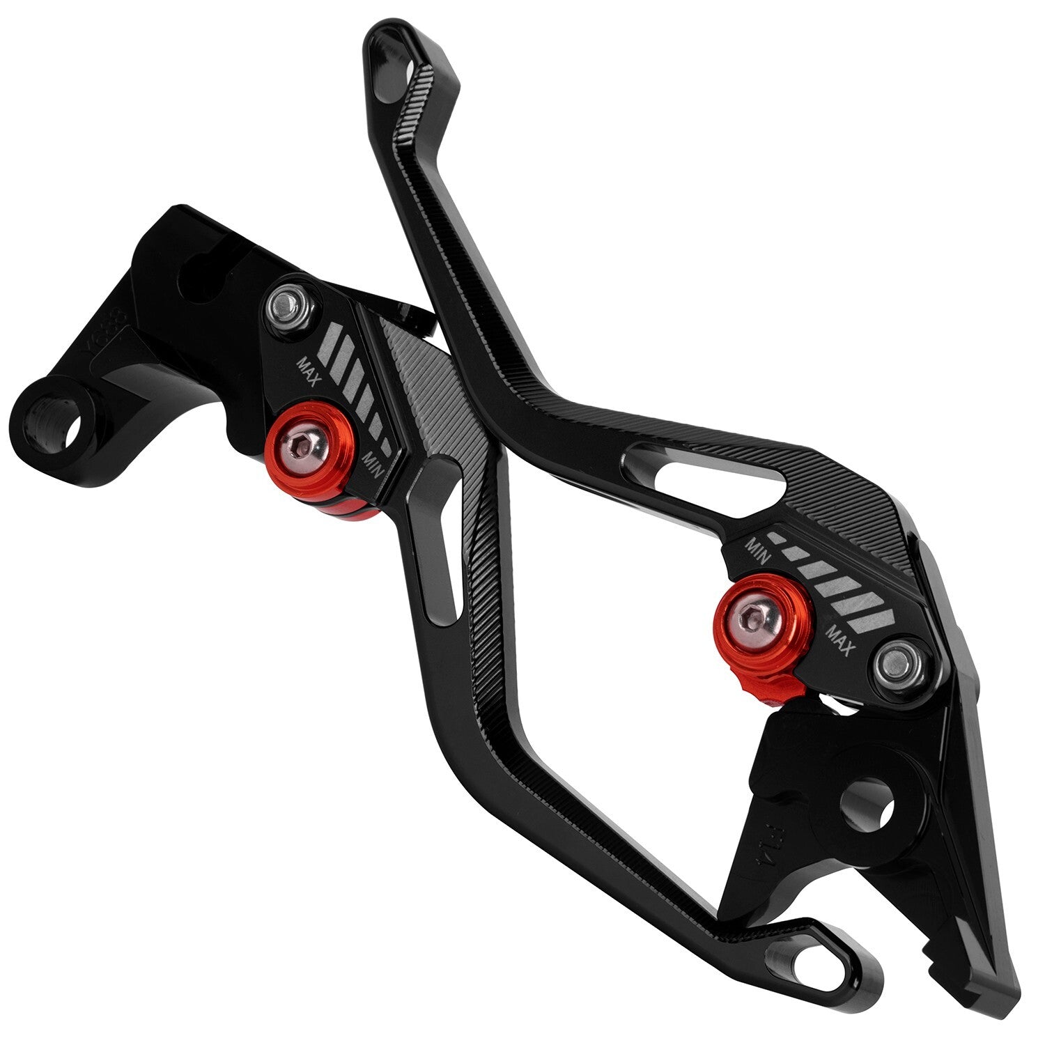 for Yamaha YZF R25 2014-2019 / MT-25 2015-2017 5D Short Clutch Brake Levers BK