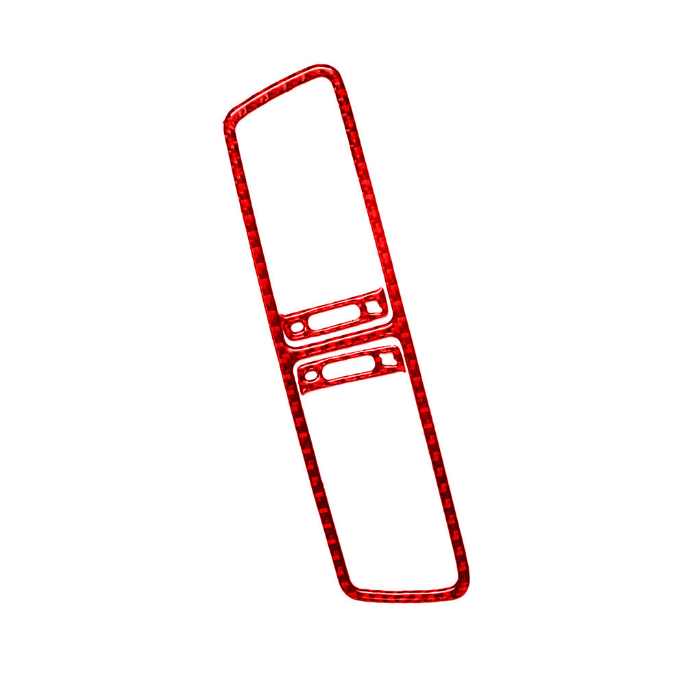 Red Carbon Fiber Vent Outlet Trim for Volkswagen for Passat 2006-11