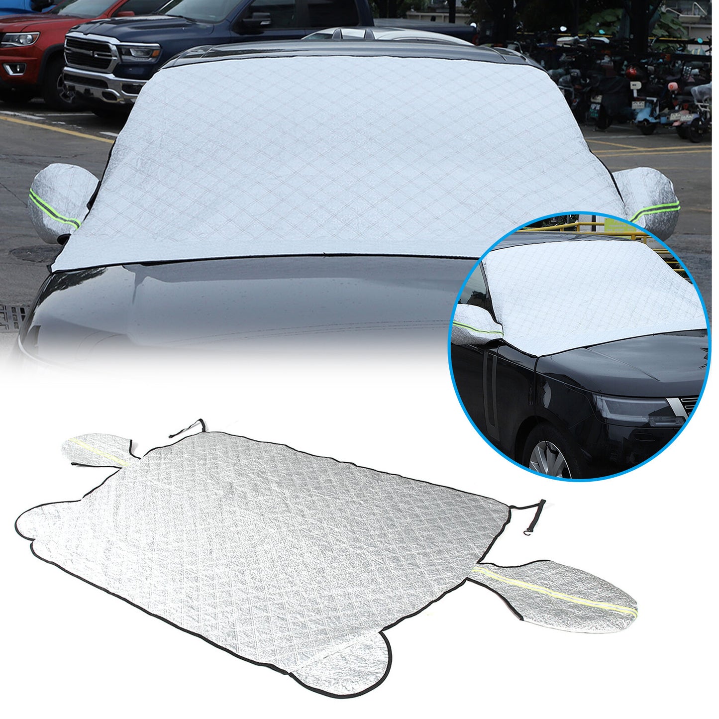 6-Piece Rear Taillight Sunshade and Anti-collision Reflector Kit for Corvette C7 14-19