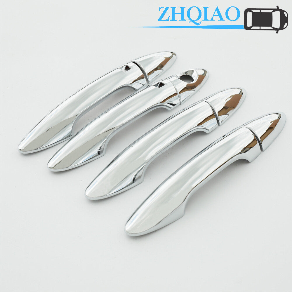 4 Pcs Chrome Door Handle Cover Trim Fits for Kia K2 Rio Sedan 2011-2014