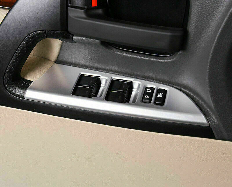 Window lift switch panel Cover trims ABS for Toyota for Land Cruiser LC200 2016-2021