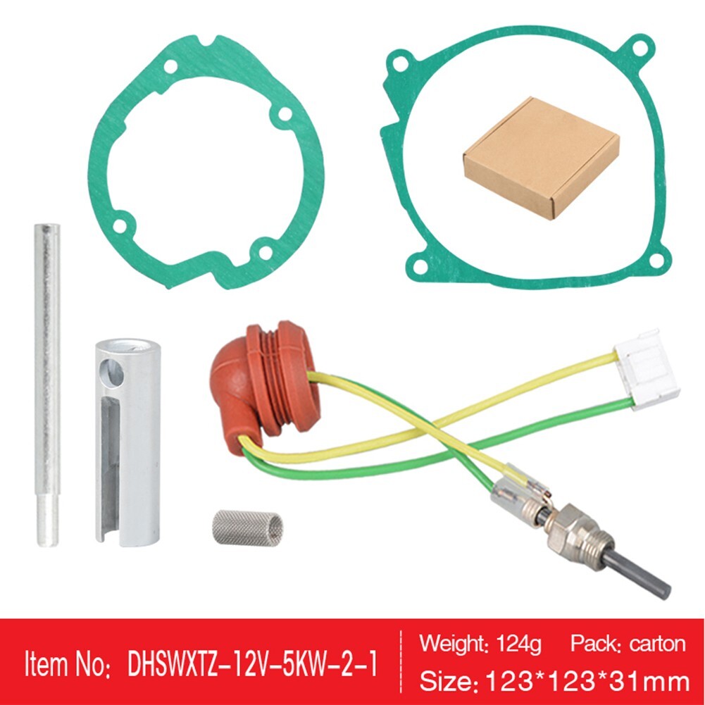 Car Air Diesel-Gasket+Ceramic Glow-Plug Kit For Chinese Diesel Heater 5-8KW