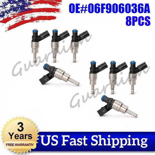 8PCS Fuel Injector 06F906036A NEW for AUDI A3 A4 A5 TT for VW CC EOS for PASSAT for TIGUAN