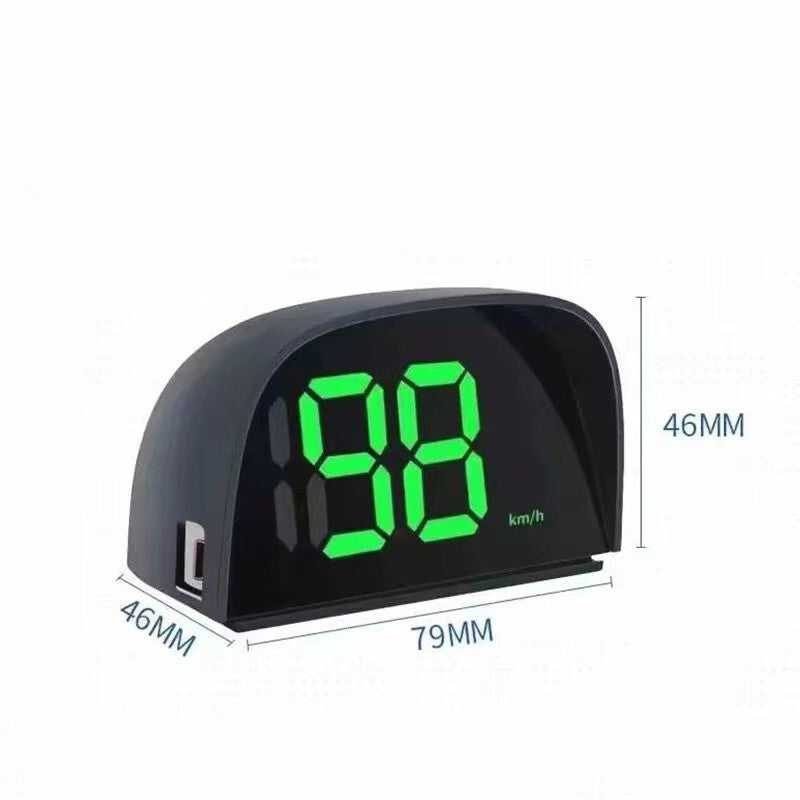 Car Big Font HUD Head Up Display MPH Gauges Universal Speedometer Plug And Play
