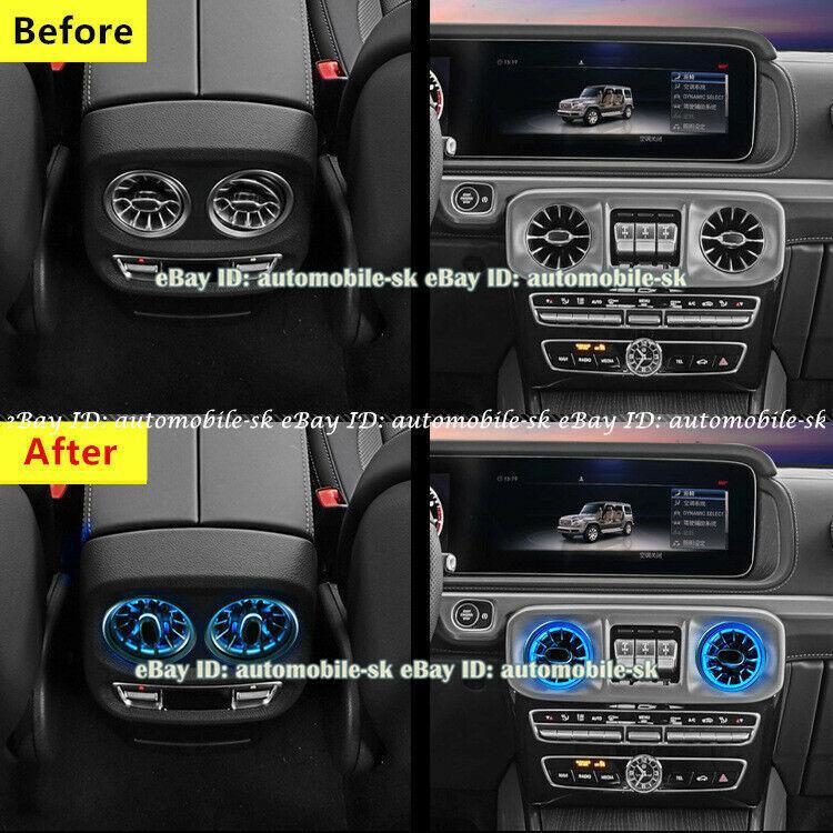 Ambient Light LED Vents Covers for Mercedes G-Class W463 W464 G63 G550 G500 6PC