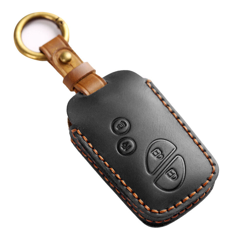 4 Button Leather Key Cover Fob Case Fit for Lexus IS250 IS350 IS-F GS350 GS450h